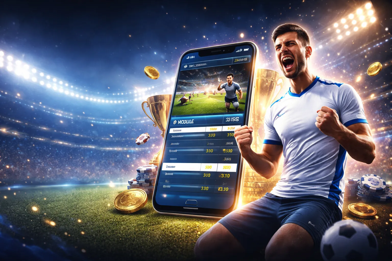 Máy đánh bạc nổ hũ với biểu tượng jackpot lũy tiến và số tiền thưởng khổng lồ